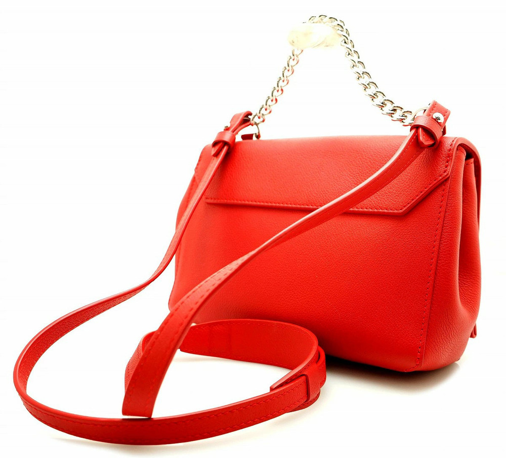 Louis Vuitton Chain Crossbody Bag Red 2way II Lockme Ruby Shoulder